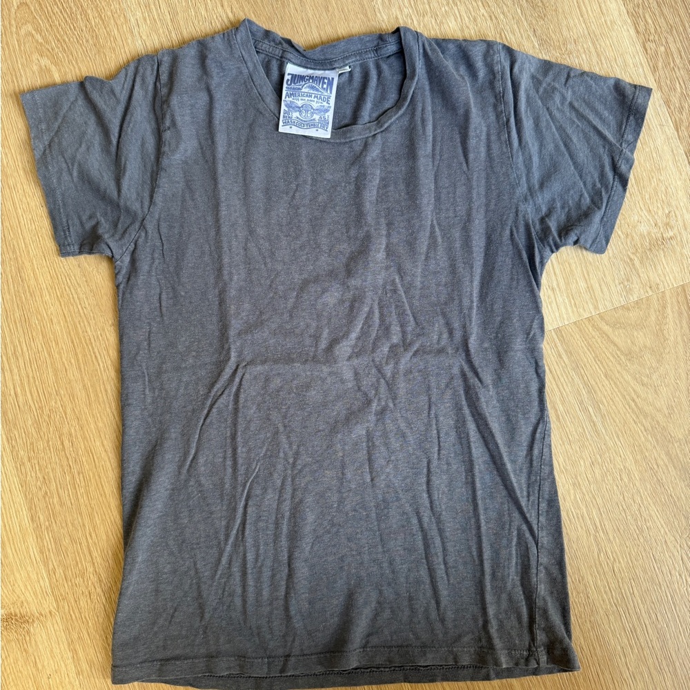 Jungmaven Lorel Gray Crewneck Tee